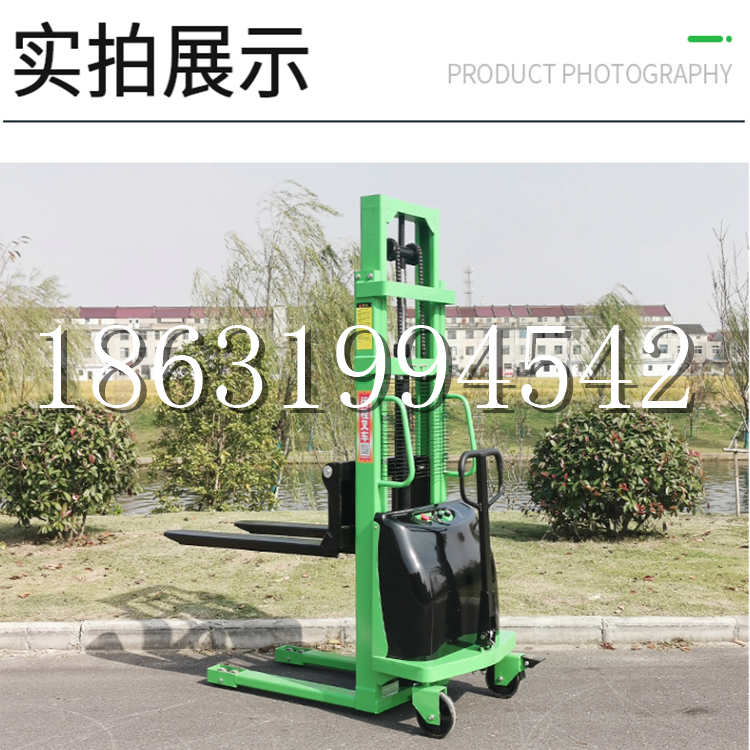 瓜州县电动叉车堆高车液压铲车电瓶1吨2吨站驾步行式小型全自动叉车